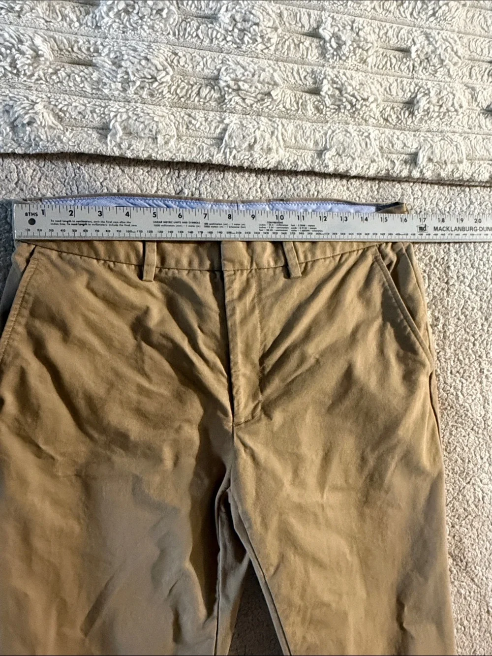 J. Crew Men's 100% Cotton Tan Chino Pants 32x34